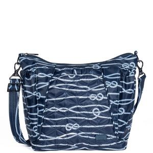 Lug Mini Shuffle SE Crossbody Bag Nautical Navy NWT